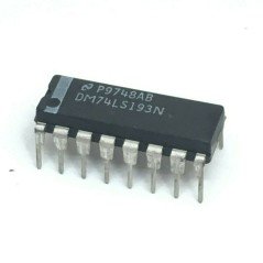 DM74LS193N Synchronous 4-Bit Binary Counter with Dual Clock