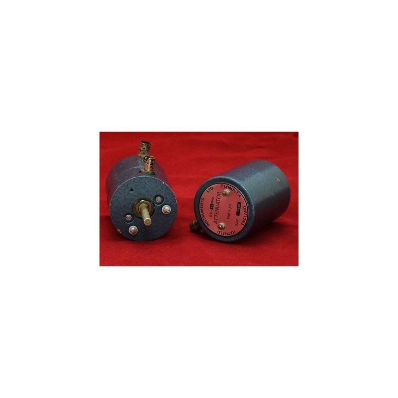 0-60DB  10DB/Step 75R DC-50Mhz BNC Rotary Variable Attenuator 708/B/10 Hatfield