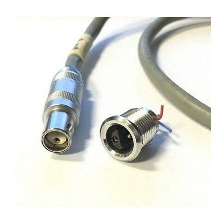 2 PIN PUSH PULL MALE FEMALE SET CONNECTOR BREVETE SGDG LEMO USED