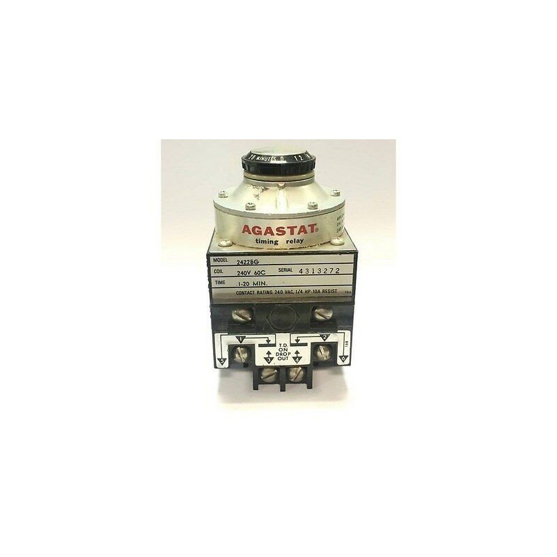 1-20Min 240V 60C 2422 BG AGASTAT Timing Relay