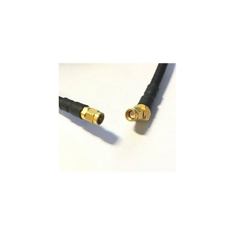 SMA M - SMA M RIGHT ANGLE 45DEGREE COAXIAL CABLE FLEXLINE 75C 15AWG