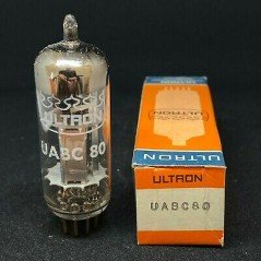UABC80 ELECTRON VACUUM TUBE VALVE ULTRON