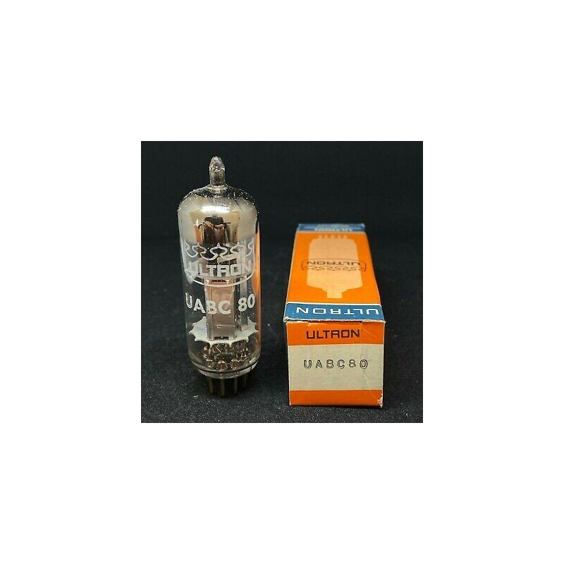 UABC80 ELECTRON VACUUM TUBE VALVE ULTRON