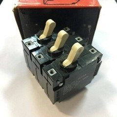 0.1A 250VAC 60hz Triple Circuit Breaker JA1-A3-0.1 Heinemann