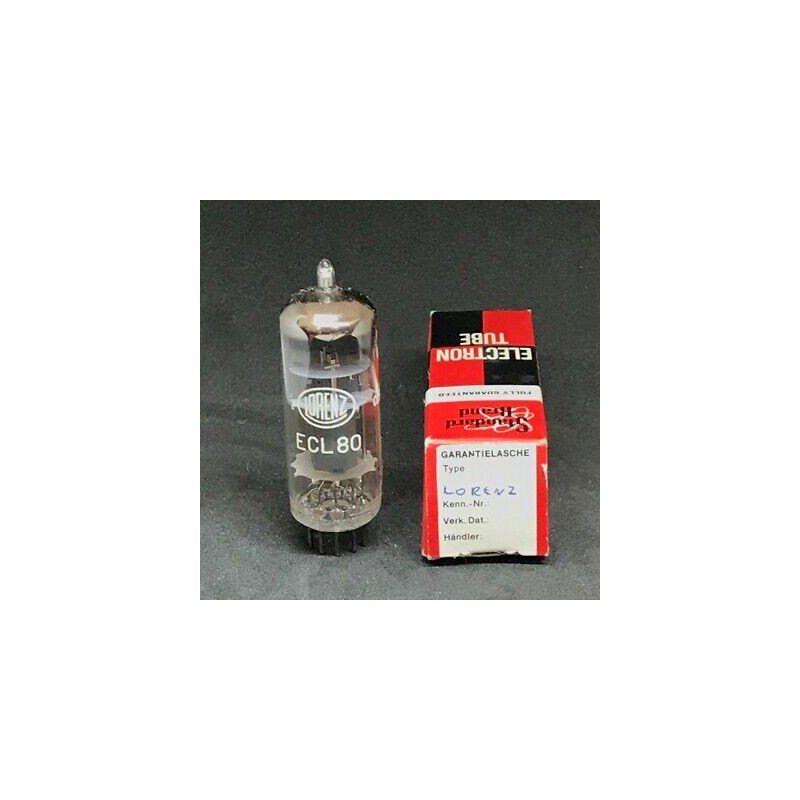 ECL80  ELECTRON VACUUM TUBE VALVE ITT LORENZ