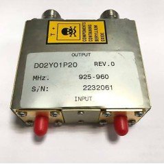 925-960Mhz 80W 50Ohm Directional Coupler D02Y01P20 RACAL