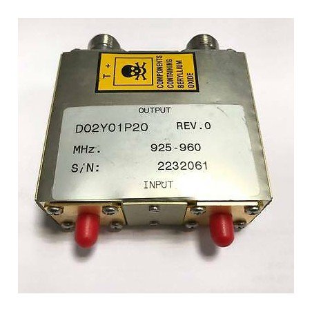 925-960Mhz 80W 50Ohm Directional Coupler D02Y01P20 RACAL