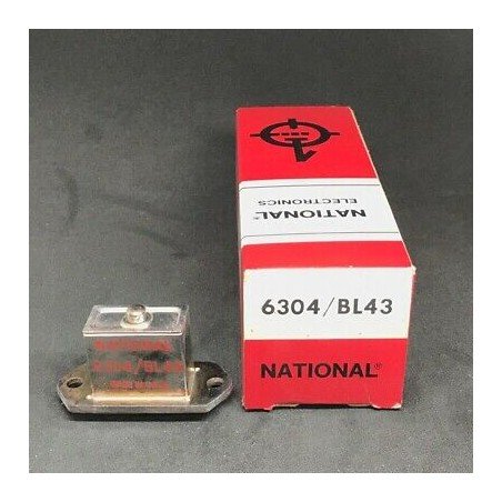 6304/BL43 ELECTRON VACUUM TUBE VALVE NATIONAL