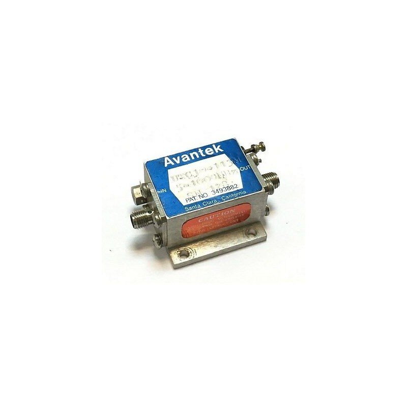 5-1000MHZ SMA WIDEBAND AMPLIFIER SMA UTC10-113M AVANTEK 15VDC