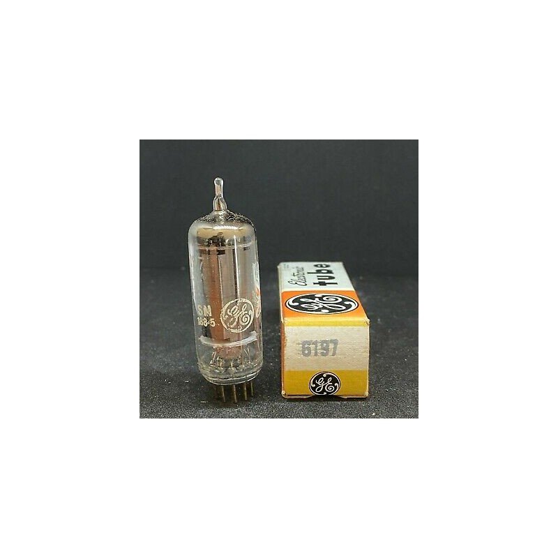 6197 ELECTRON VACUUM TUBE VALVE GENERAL ELECTRIC 