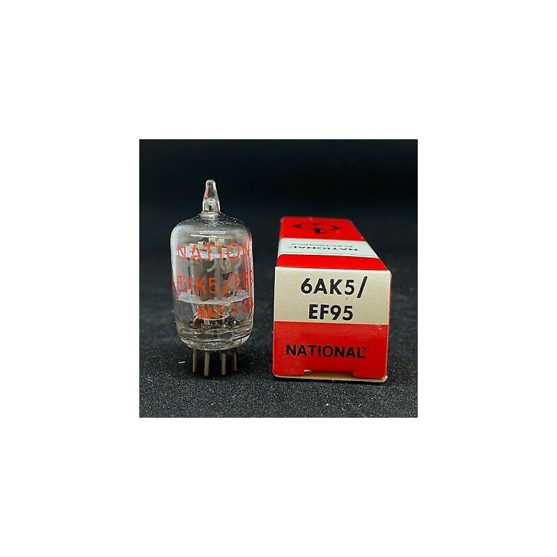 6AK5 EF95 ELECTRON VACUUM TUBE VALVE NATIONAL