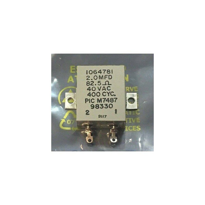 2uF 82.5Ohm 40VAC 400HZ Metal Film Capacitor 1064781