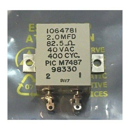 2uF 82.5Ohm 40VAC 400HZ Metal Film Capacitor 1064781