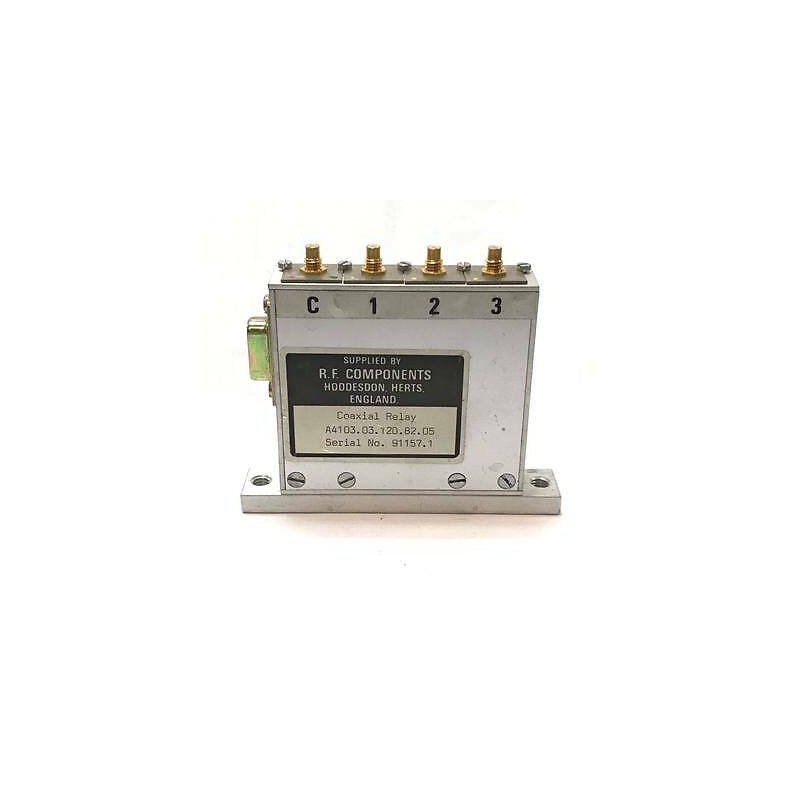 COAXIAL RELAY 3 WAY RF COMPONENTS 5945-99-096-2907 A4103.03.12D.82.05