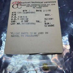 0.5pF 50VDC 0.001%FR Ceramic Chip Capacitor CDR11BG0R5ABNS ATC