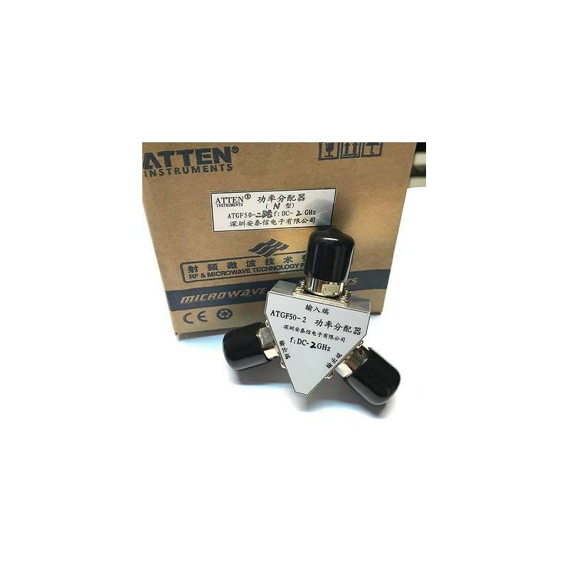 DC-2GHZ 2WAY 100W POWER DIVIDER COMBINER N ATGF50-2 ATTEN