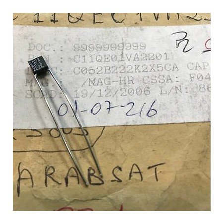MULTI LAYER CERAMIC CAPACITOR MLCC C052B222K2X5CA