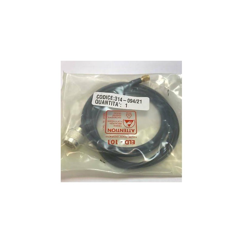 N (M) - SMA (M) 12.4Ghz MICROWAVE CABLE ASSEMBLY RG223 M17/84 L: 1.20M