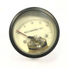 0-2 MILLIAMPERES-DC  Panel Meter 423-3164RI P/N 25-1033-2501 APL INSTRUMENTS USE