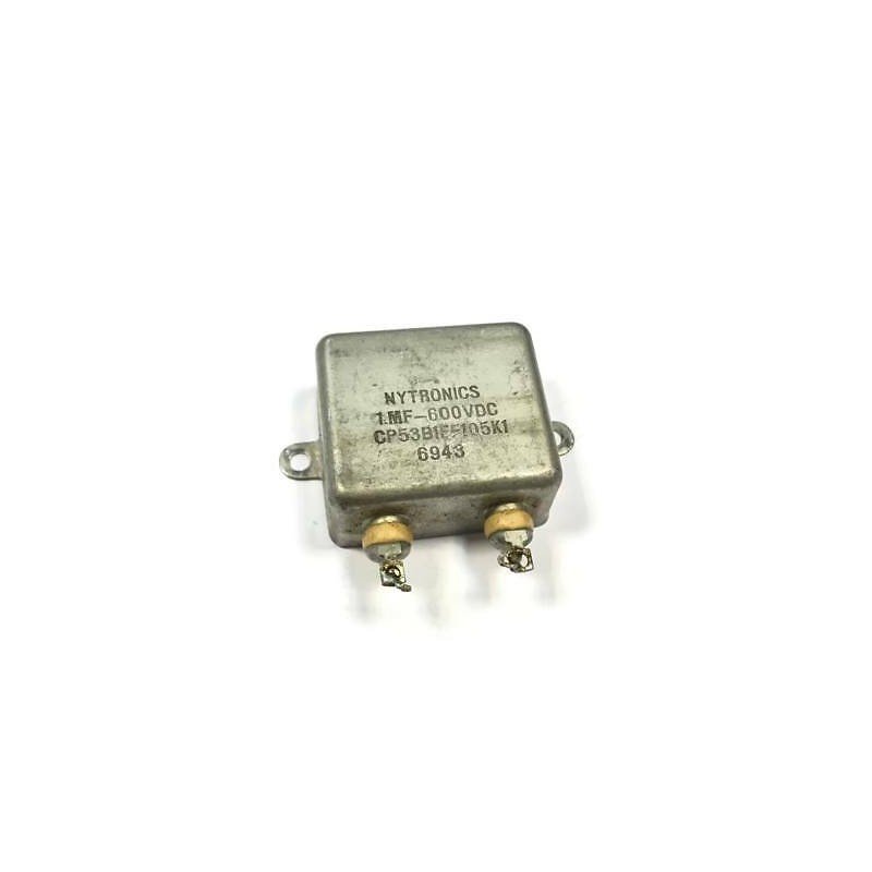 1uF 600VDC Paper In Oil Capacitor Nytronics CP53B1EF105K1