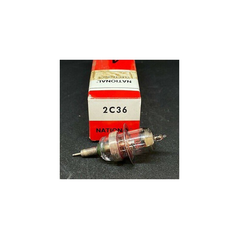 2C36 ELECTRON VACUUM TUBE VALVE NATIONAL 