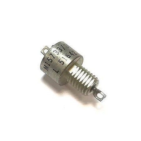 M15733/38-0006 Hermetically Sealed Threaded EMI Feedthrough Filter