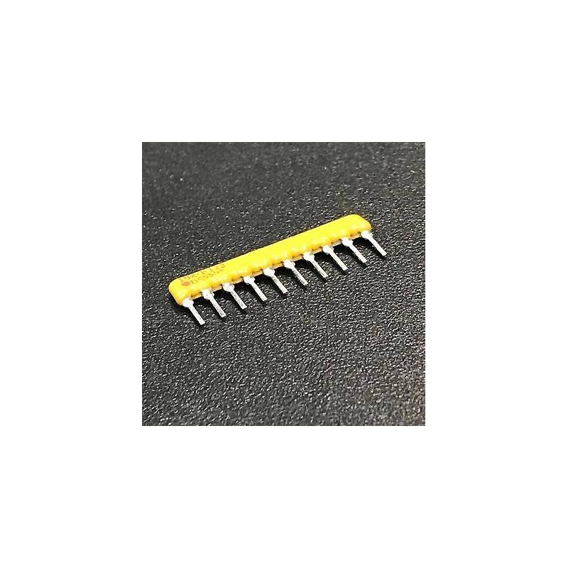 2.2kohm 10pin Network Resistors Bourns 4610X-102-222 Lot of 10pcs