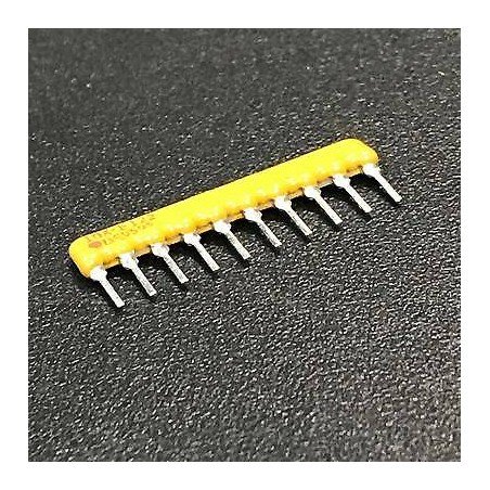 2.2kohm 10pin Network Resistors Bourns 4610X-102-222 Lot of 10pcs