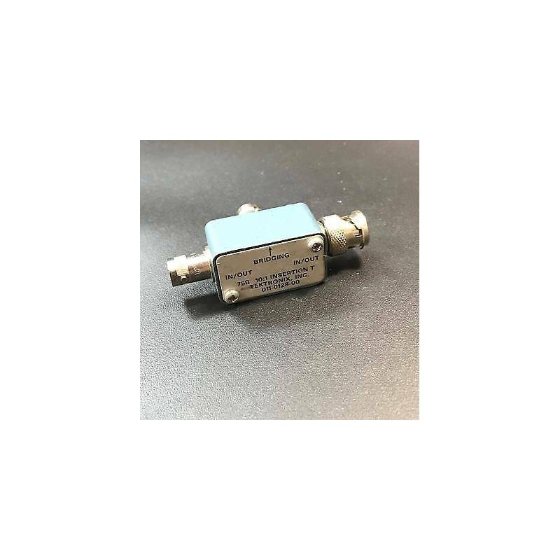 10:1 Insertion T Tektronix 011-0128-00 BNC T Adapter