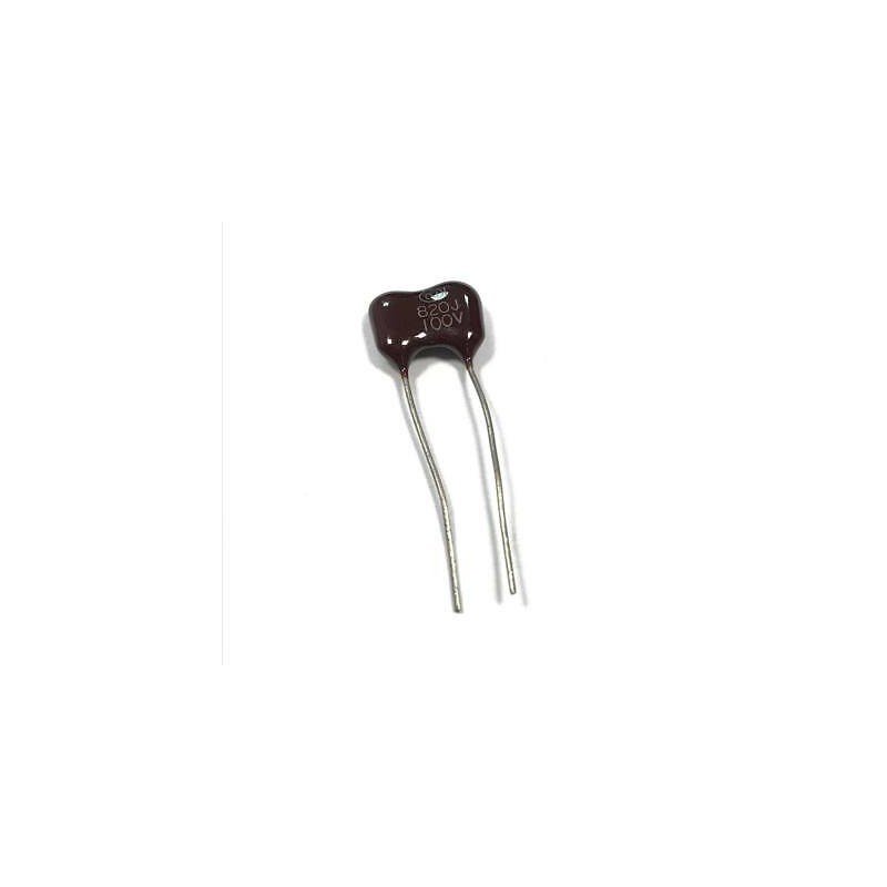 820pF 100V Silver Mica Capacitor