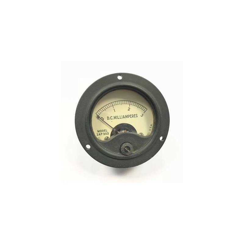 0-3 MILLIAMPERES PANEL METER MODEL 2AP503