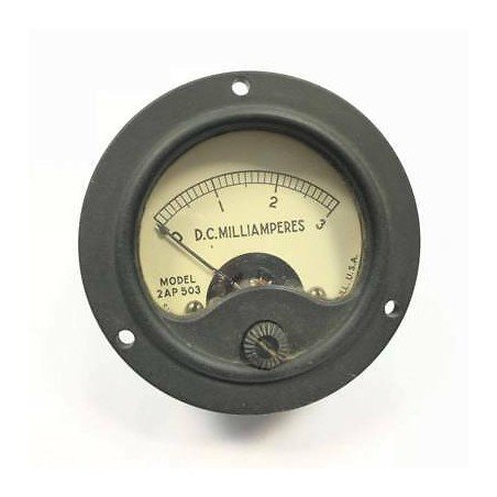 0-3 MILLIAMPERES PANEL METER MODEL 2AP503