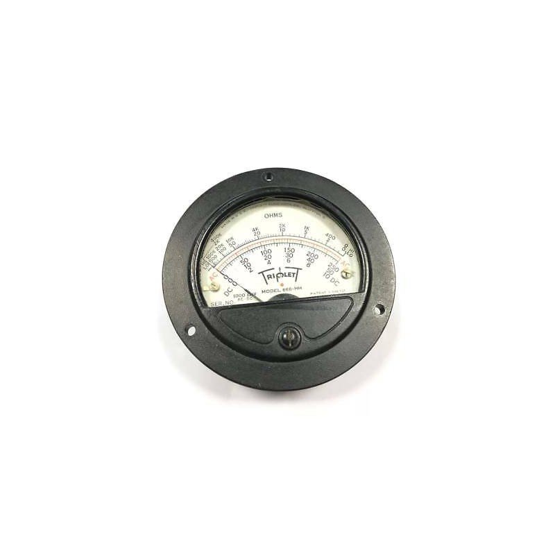 1000Ohm/V Ohmmeter Panel Meter Model 666-HH S/N 30356 TRIPLET