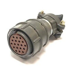 1x SET Military <> Soviet CCCP 19 pin Thread Connector Male Female NOS 