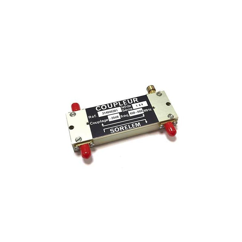 450-900Mhz -20db SMA Directional Coupler Solerem 314040301
