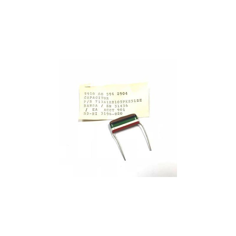 1uF 250VDC Ceramic Capacitor Namsa P/N 713A1RR105PK251SE