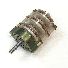 5POS 3SECTION 26PIN Multiposition Rotary Switch ITT L:6.5cm