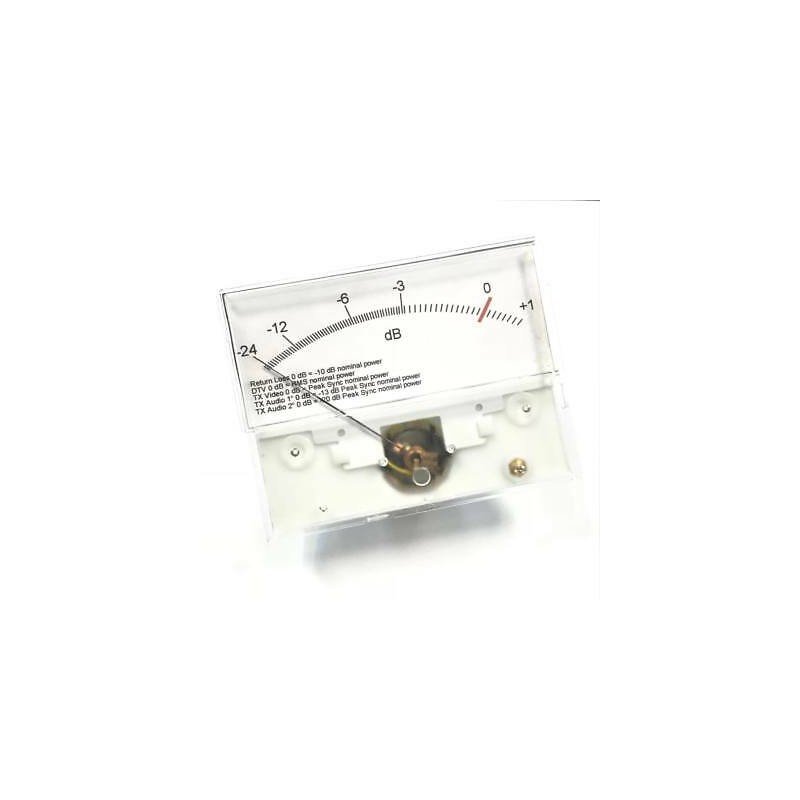 -27/+1 dB Panel Meter Sifam FSD-1mA S/N 139629/2-003 FL Lenght:9.3cm Height:7.2c