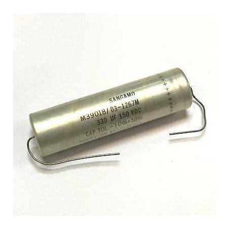 330uF 150V Sangamo Axial Capacitor  M39018/03-1267M