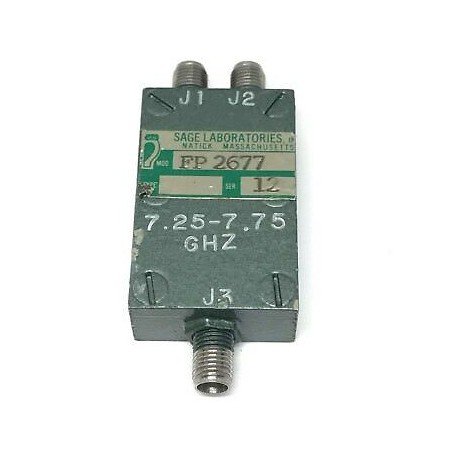 7.25-7.75Ghz 7250-7750Mhz SMA 1-2 Power Splitter Combiner SAGE FP2677