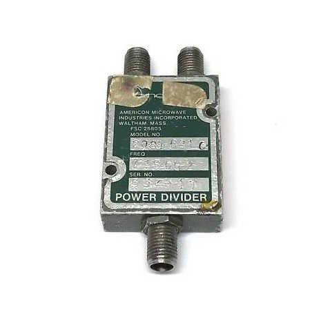 7-18Ghz 7000-18000Ghz SMA 1-2 Power Splitter Combiner AMERICON 2089-6210