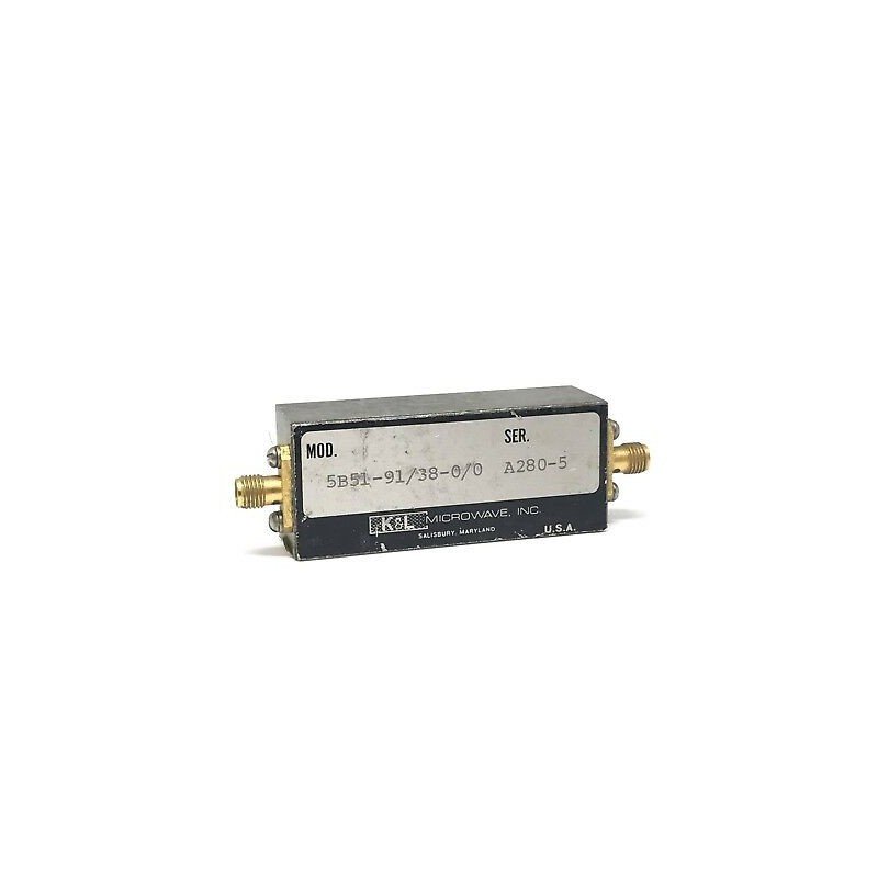 Microwave Coaxial Filter 5B51-91/38-0/0 K&L Microwave 