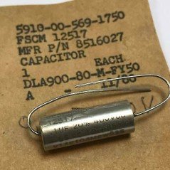0.1uF 400V Paper Dielectric Capacitor 8516027 5910-00-569-1750 29x10mm