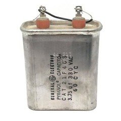 3.75UF 330V Paper in Oil Capacitor PYRANOL GENERAL ELECTRIC 21F403