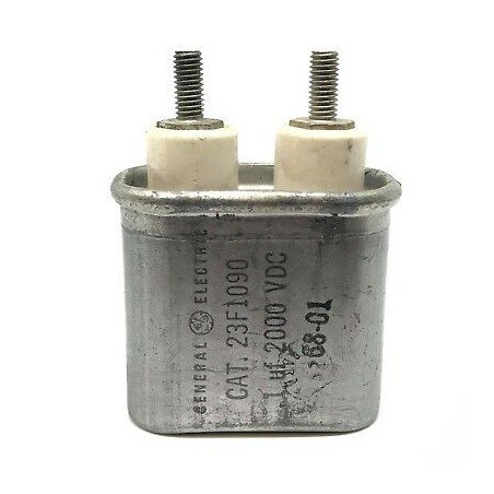 1UF 2000V Paper in Oil Capacitor GENERAL ELECTRIC 23F1090