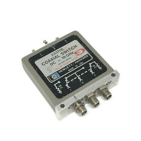 SMA DC-18Ghz 24V Coaxial Switch HP 33311B 