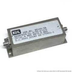 21.4Mhz BW: 5.6Mhz Microwave Filter EPAM7B54-21.4X5.6-0/0 K&L