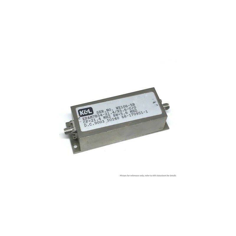 BW: 5Mhz Microwave Filter EPAM3L56-5.0-0/0 K&L