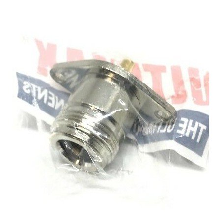 N Type F 2 Hole Oval Mount Rf Coaxial Adapter  Ultimax
