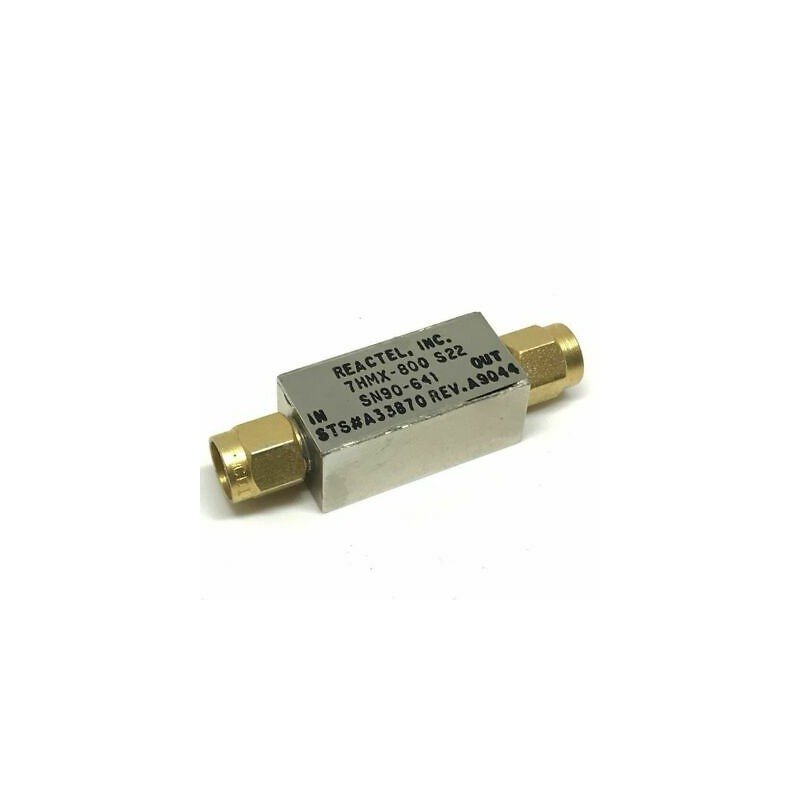 950Mhz High Pass Coaxial Filter 7HMX-800-S22 Reactel